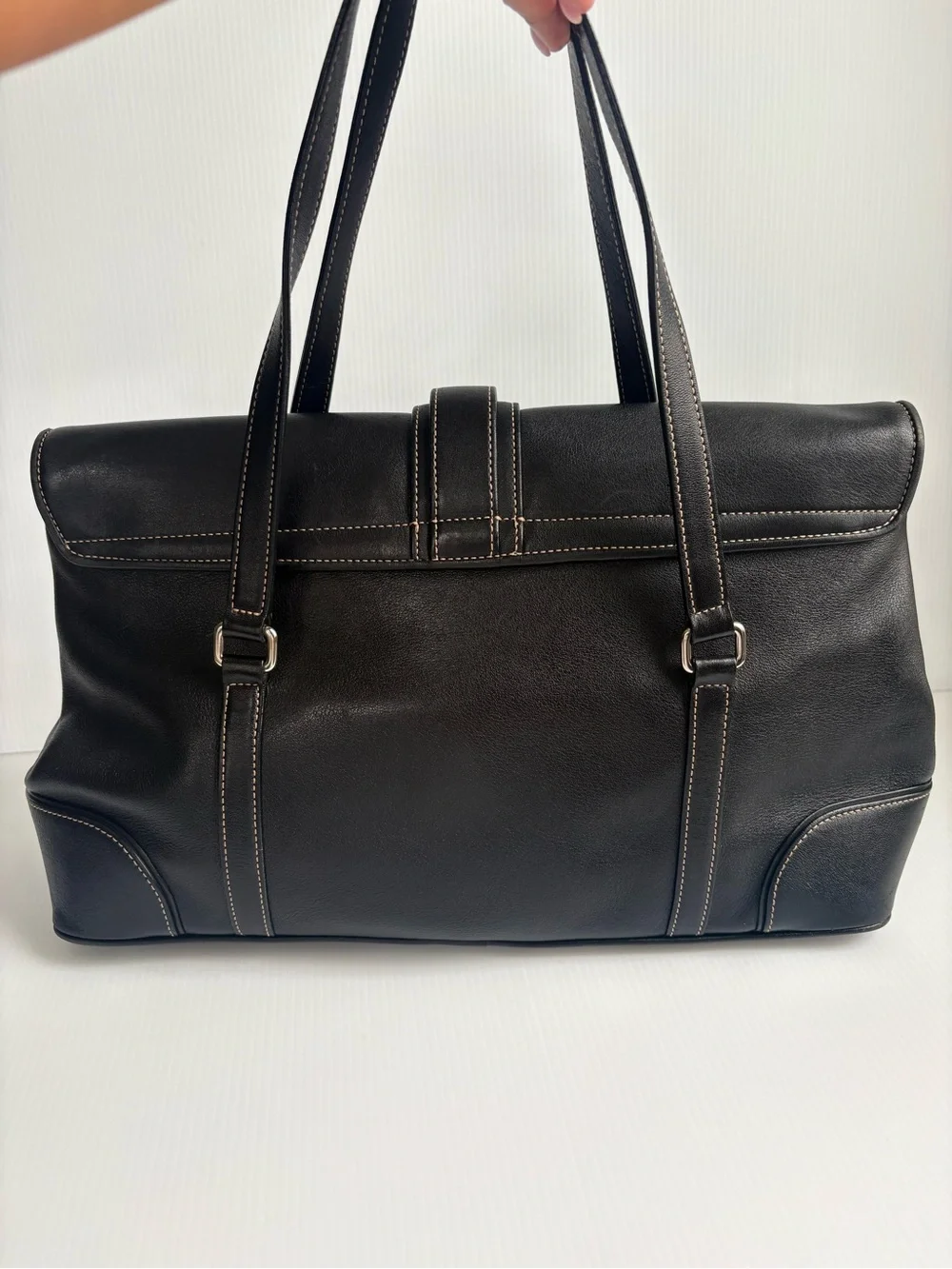 Coach sleek black